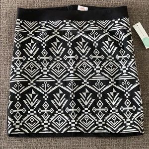 Pixley Aztec Print Mini Skirt